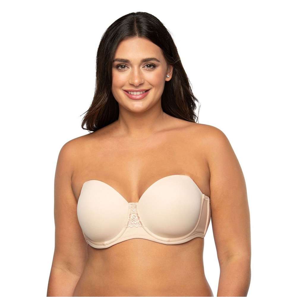 Vanity Fair Cream Strapless Bra